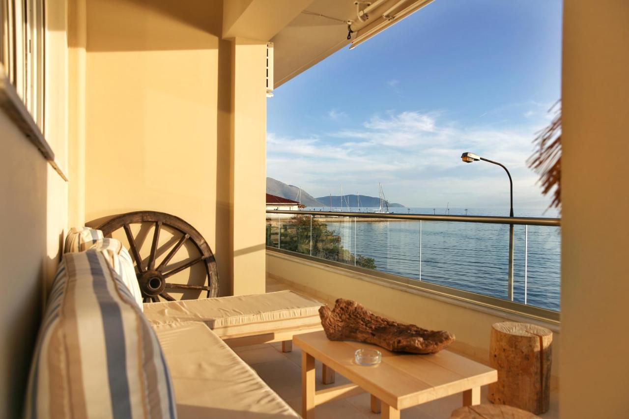 Boho Beach House In Itea-Delphi Esterno foto