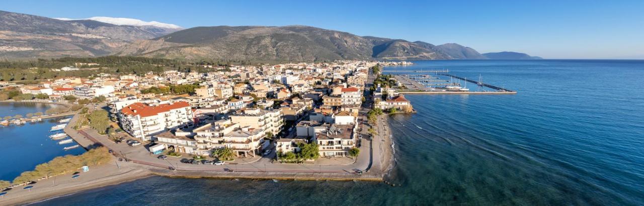 Boho Beach House In Itea-Delphi Esterno foto